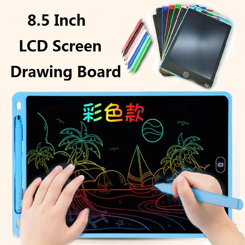 Brinquedos para crianças prancheta de desenho eletrônico tela lcd gráfico desenho tablet crianças educação escrita pintura almofada 6.5/8.5"