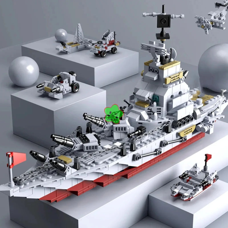 Marinha guerra carruagem navio exército barco avião modelo navios de guerra blocos de construção conjunto para meninos tijolos brinquedos presentes para o seu filho se diverti