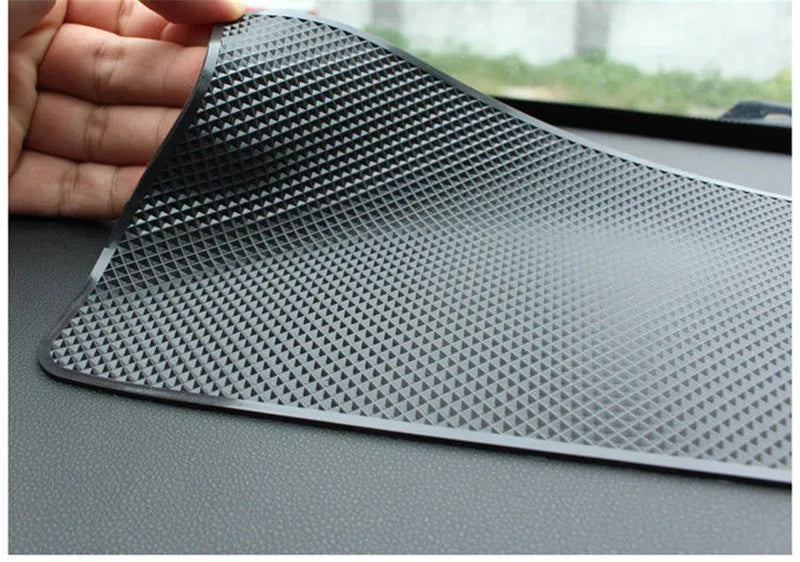 Tapete pegajoso antiderrapante para painel de carro, 40x20cm, resistente ao calor, tapete antiderrapante para painel de carro, almofada adesiva