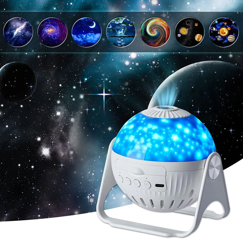 Planetário Galaxy Night Light Projetor 360 ° ajustável Star Sky Night Lampada para quarto casa crianças presente de aniversário