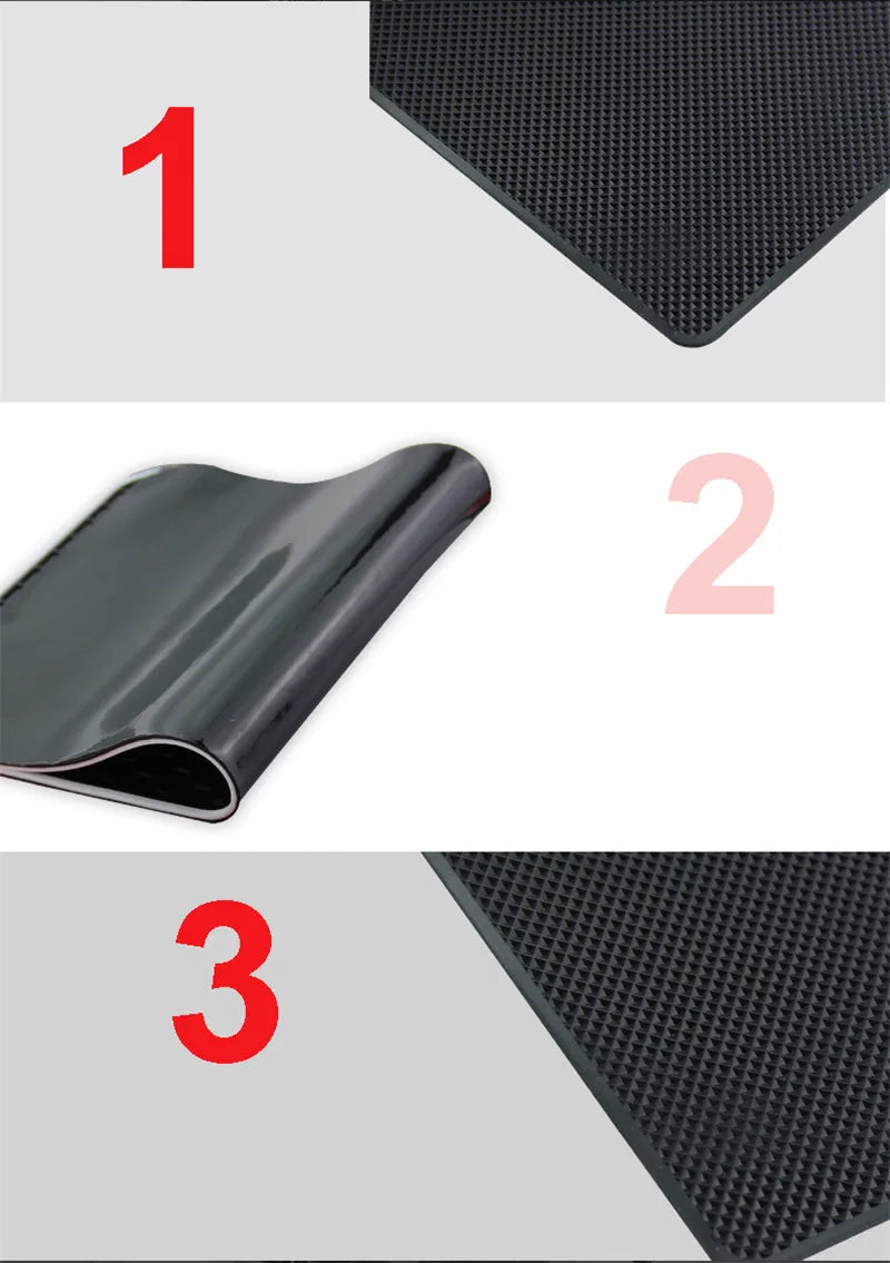 Tapete pegajoso antiderrapante para painel de carro, 40x20cm, resistente ao calor, tapete antiderrapante para painel de carro, almofada adesiva